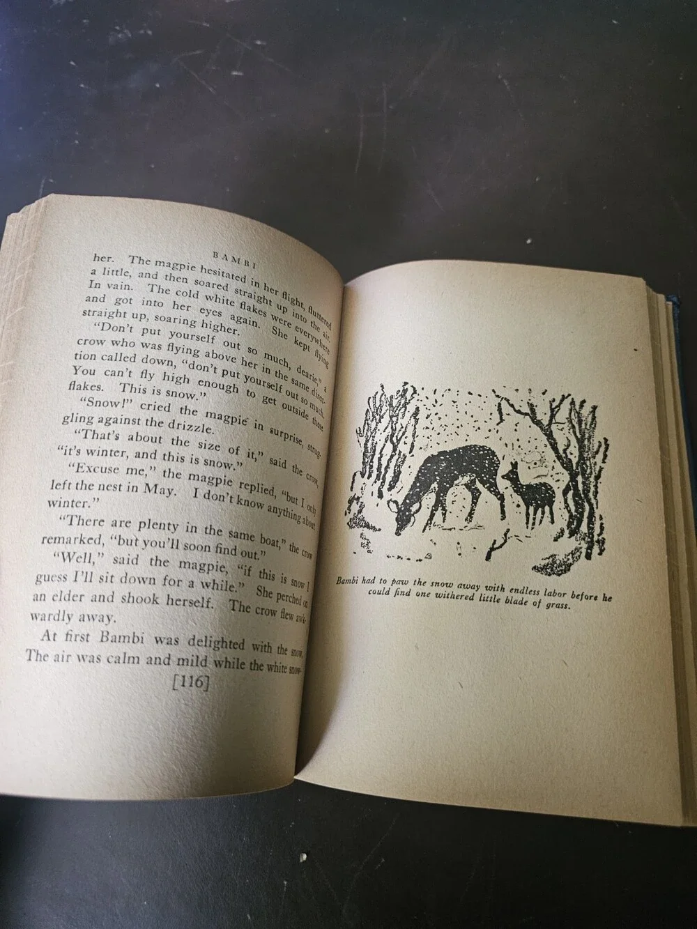 BAMBI Felix Salten Hardcover 1929 Simon & Schuster Spine Damage